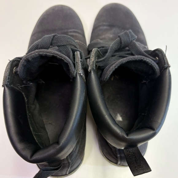 Dr. Martens Womens 8 Maelly Padded Collar Canvas Black High Top Lace Up Sneaker - Picture 9 of 10